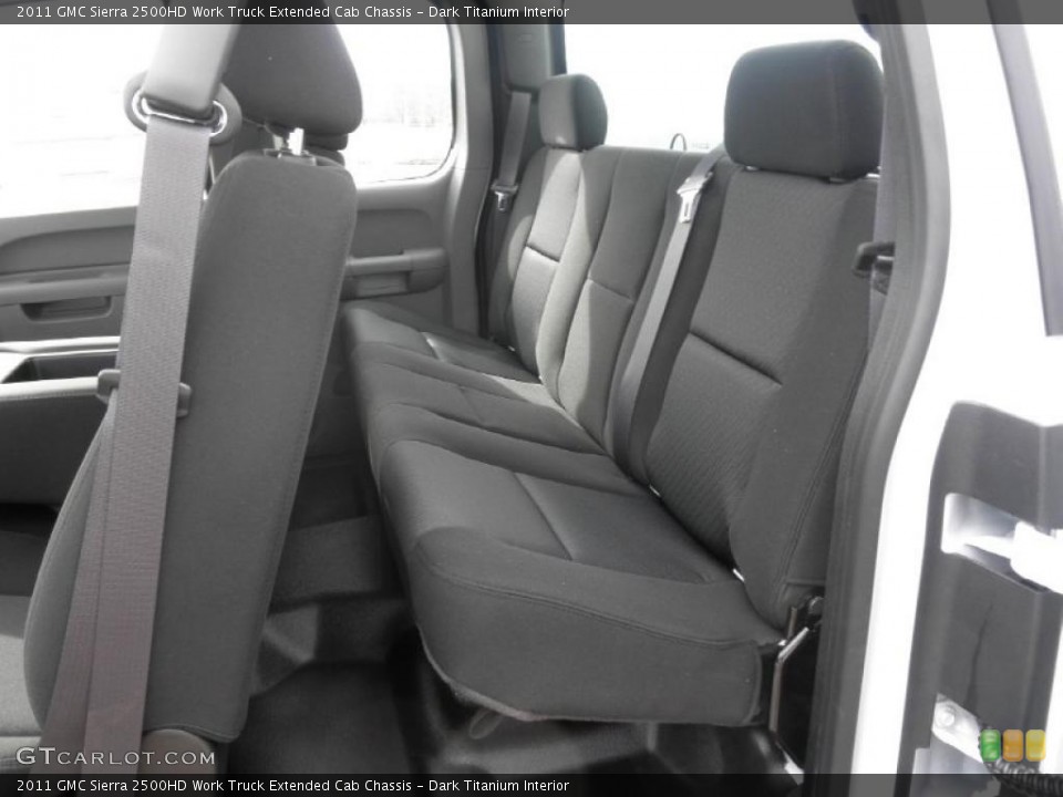 Dark Titanium Interior Photo for the 2011 GMC Sierra 2500HD Work Truck Extended Cab Chassis #45693760