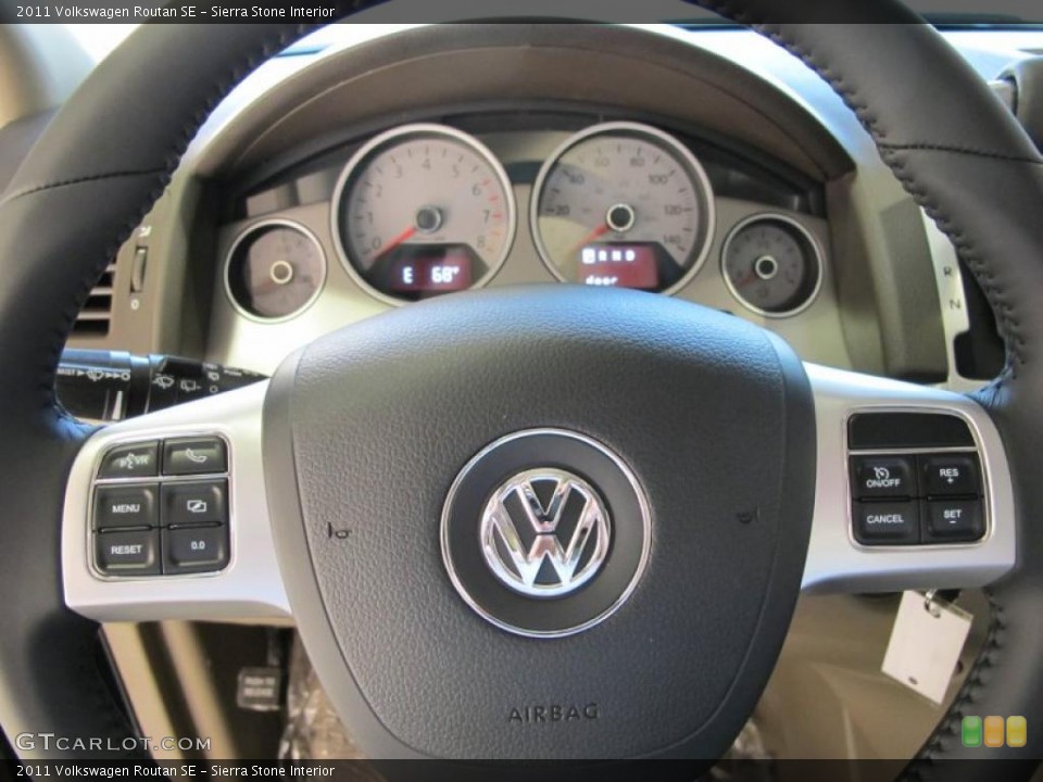 Sierra Stone Interior Steering Wheel for the 2011 Volkswagen Routan SE #45693776