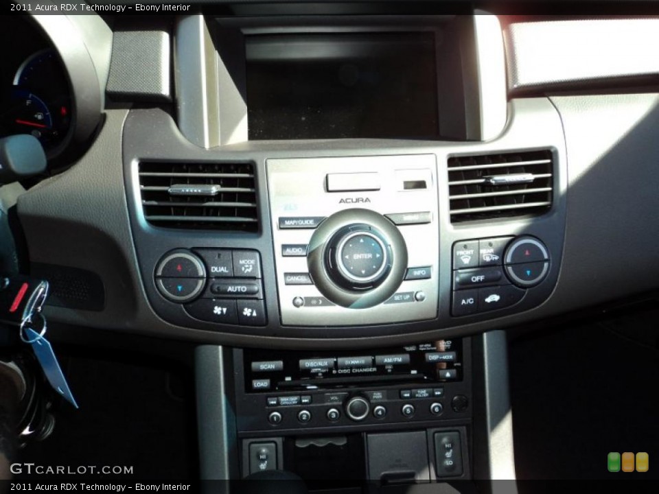 Ebony Interior Controls for the 2011 Acura RDX Technology #45694996