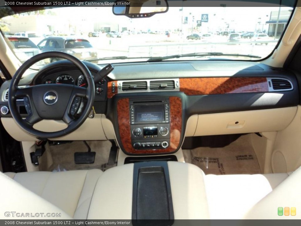 Light Cashmere/Ebony Interior Dashboard for the 2008 Chevrolet Suburban 1500 LTZ #45695344