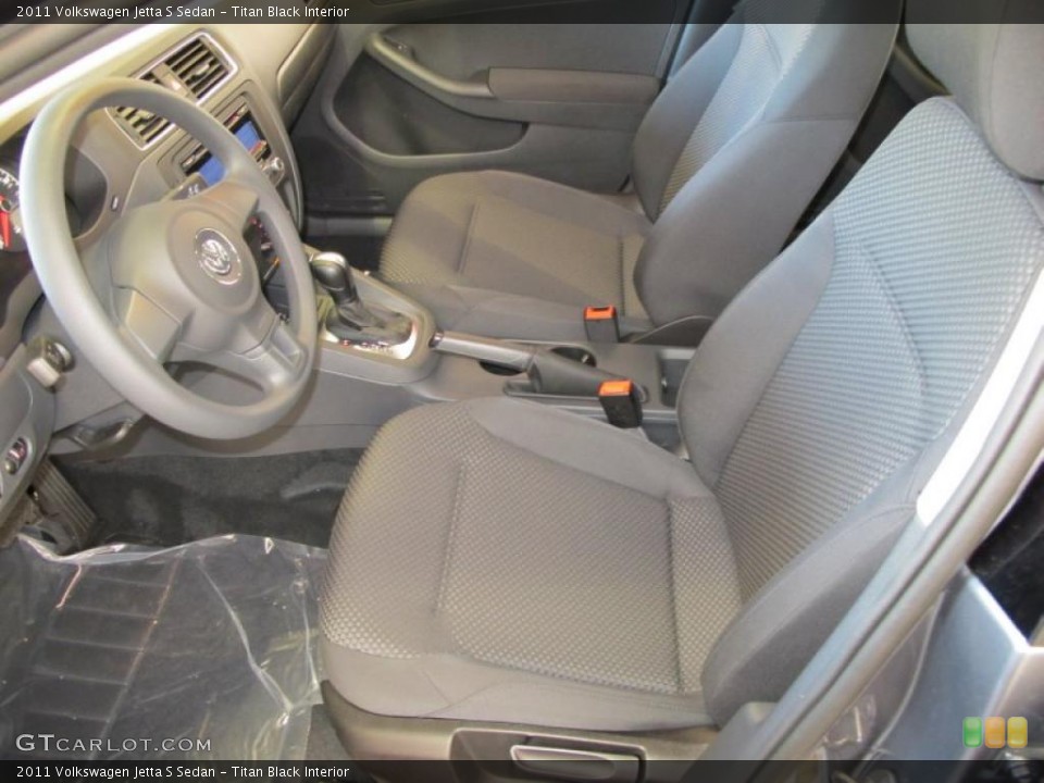 Titan Black Interior Photo for the 2011 Volkswagen Jetta S Sedan #45695352