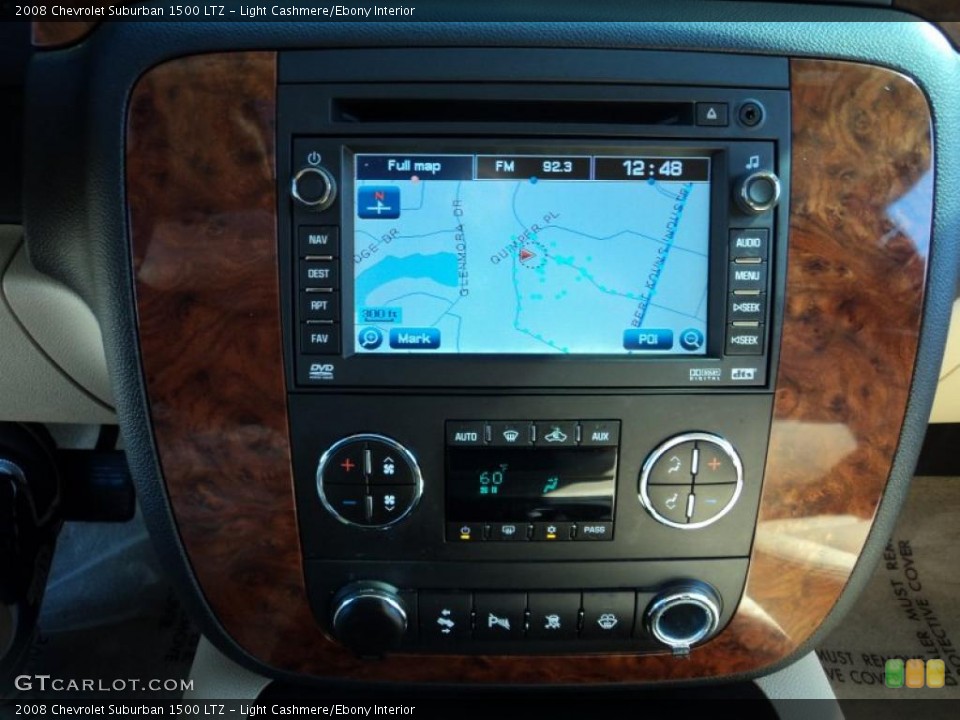 Light Cashmere/Ebony Interior Controls for the 2008 Chevrolet Suburban 1500 LTZ #45695420