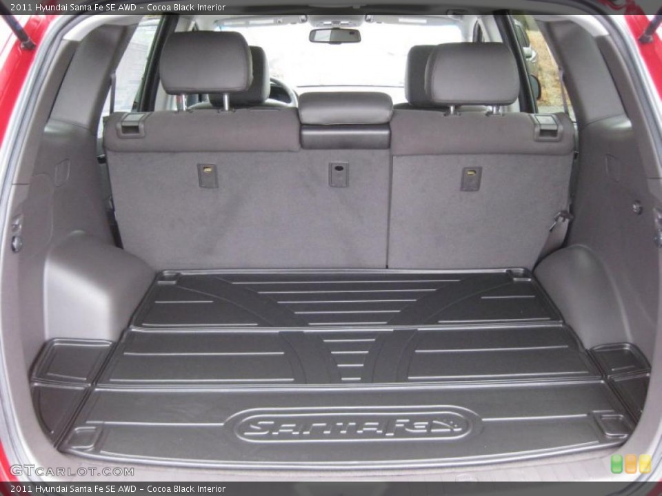 Cocoa Black Interior Trunk for the 2011 Hyundai Santa Fe SE AWD #45695804
