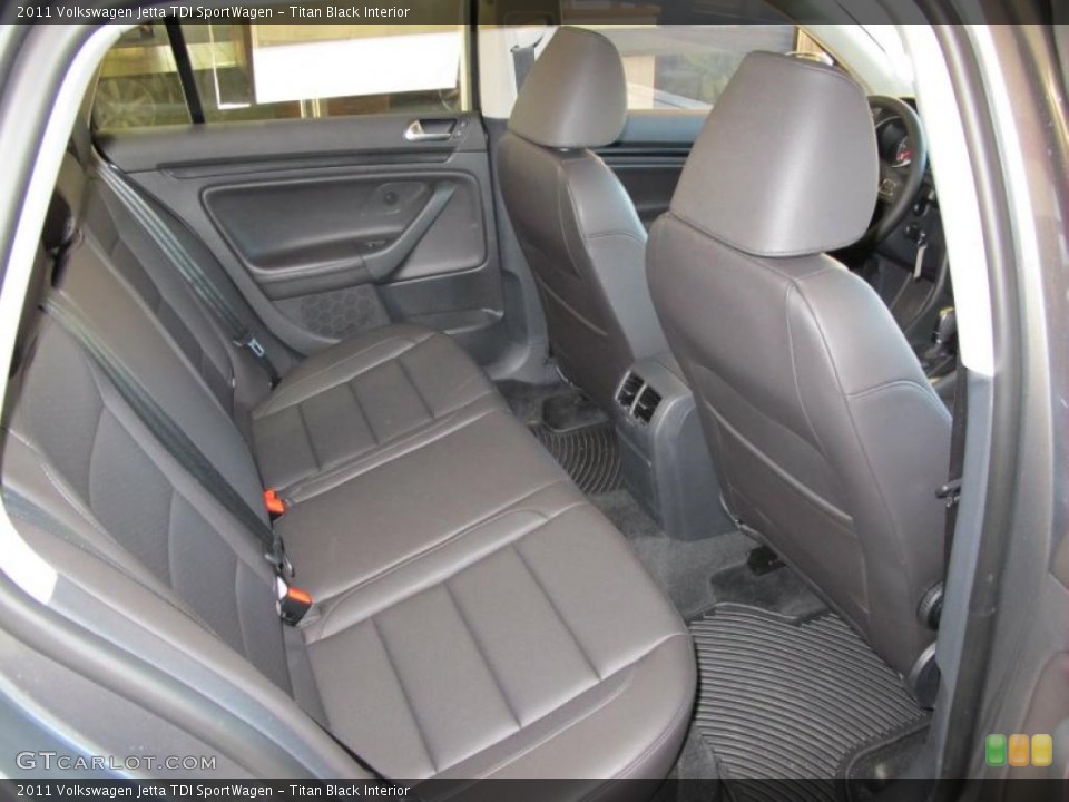 Titan Black Interior Photo for the 2011 Volkswagen Jetta TDI SportWagen #45696296