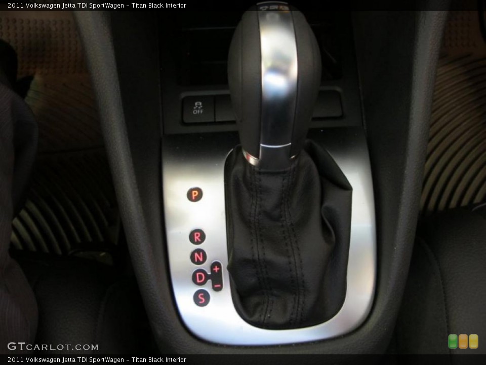 Titan Black Interior Transmission for the 2011 Volkswagen Jetta TDI SportWagen #45696356