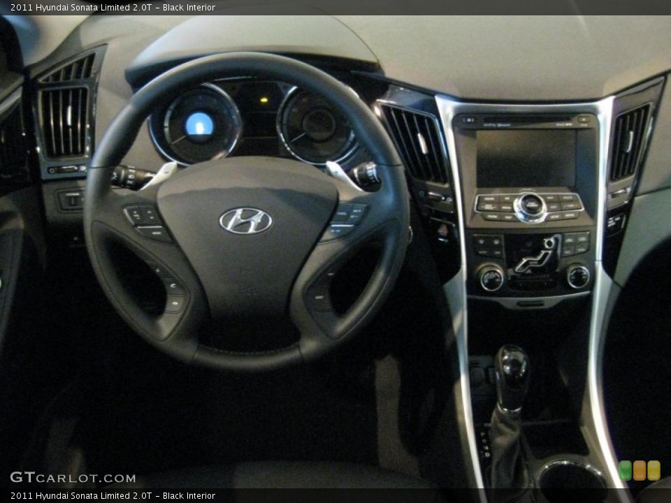 Black Interior Dashboard for the 2011 Hyundai Sonata Limited 2.0T #45696837
