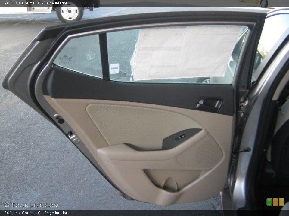 Beige Interior Door Panel for the 2011 Kia Optima LX #45697133