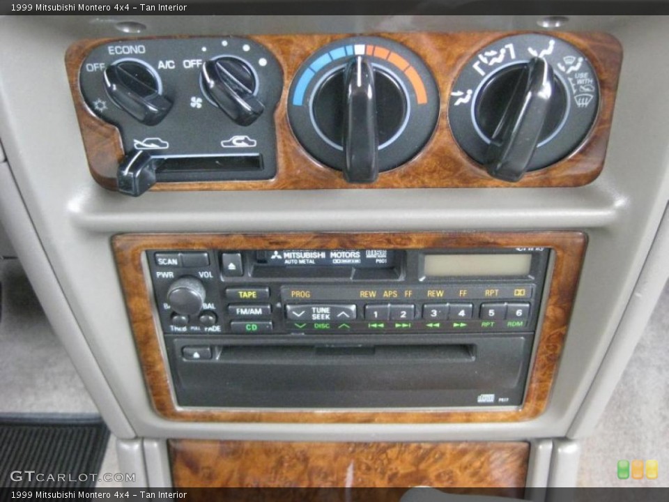Tan Interior Controls for the 1999 Mitsubishi Montero 4x4 #45697349
