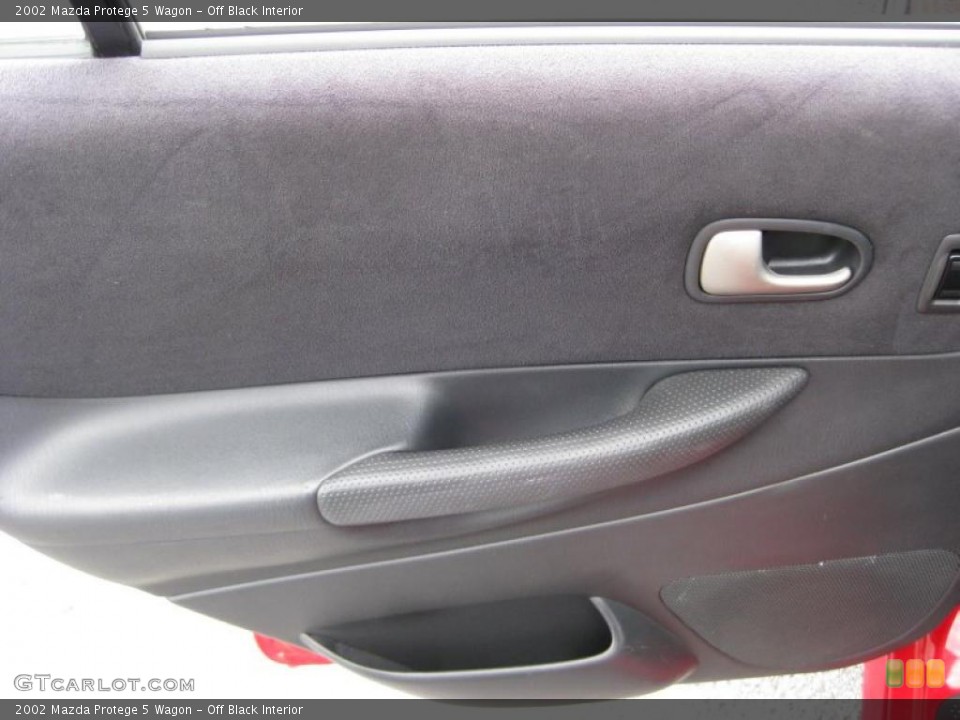Off Black Interior Door Panel for the 2002 Mazda Protege 5 Wagon #45697569