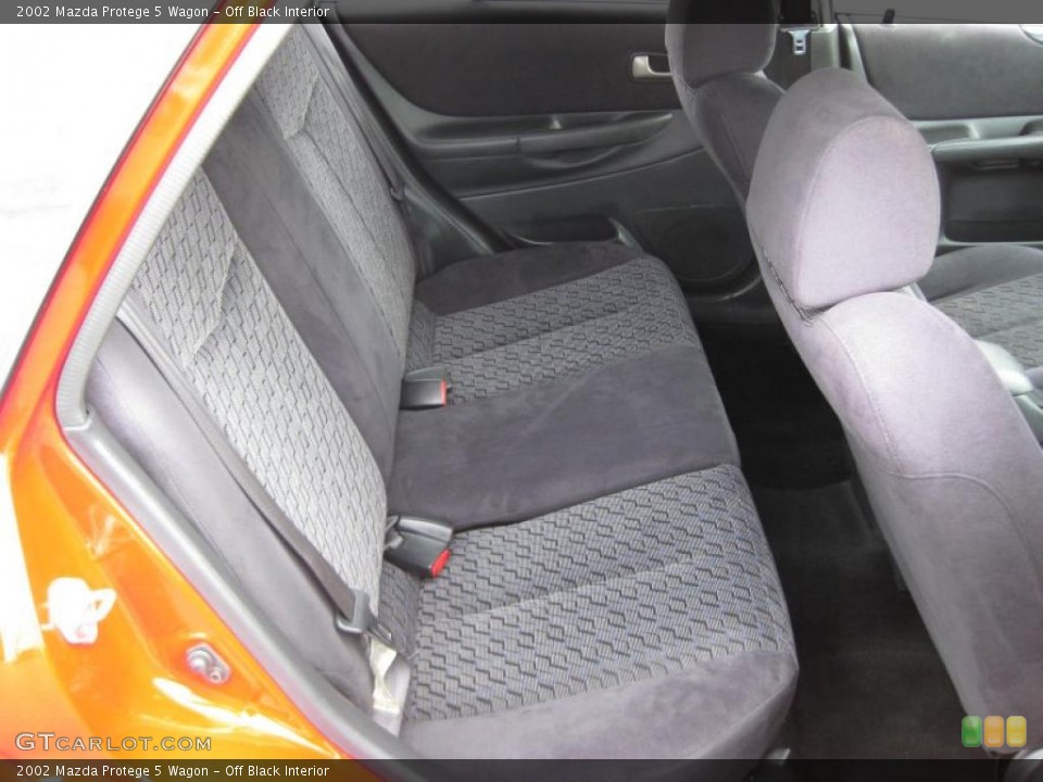 Off Black Interior Photo for the 2002 Mazda Protege 5 Wagon #45697589