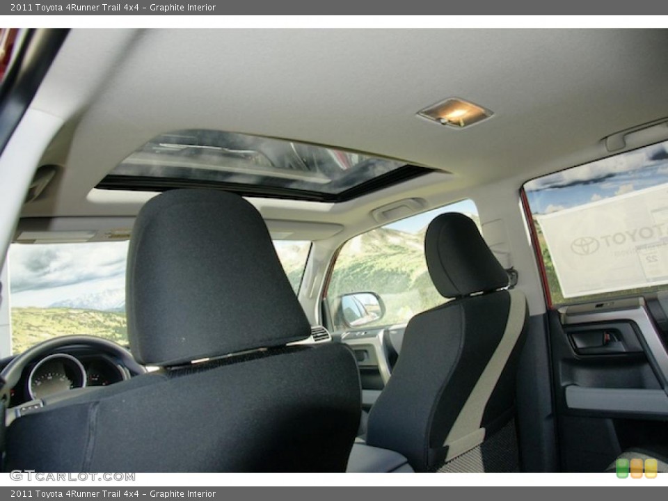 Graphite Interior Sunroof for the 2011 Toyota 4Runner Trail 4x4 #45698745