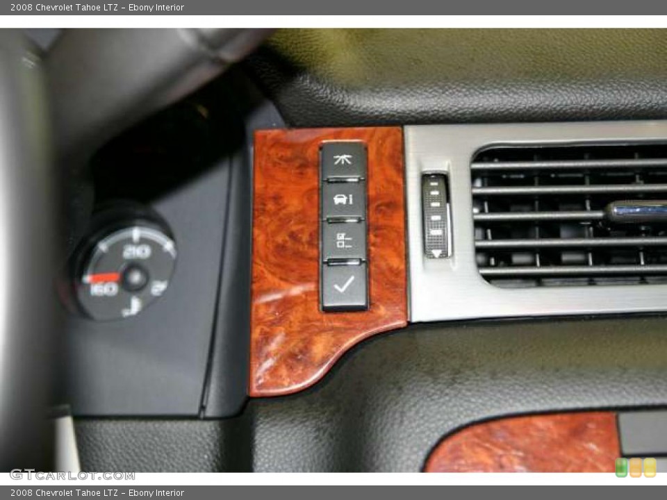 Ebony Interior Controls for the 2008 Chevrolet Tahoe LTZ #45699181