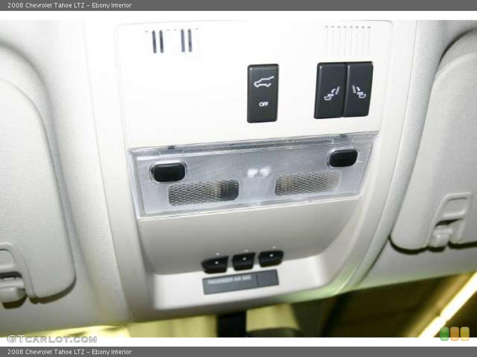 Ebony Interior Controls for the 2008 Chevrolet Tahoe LTZ #45699213
