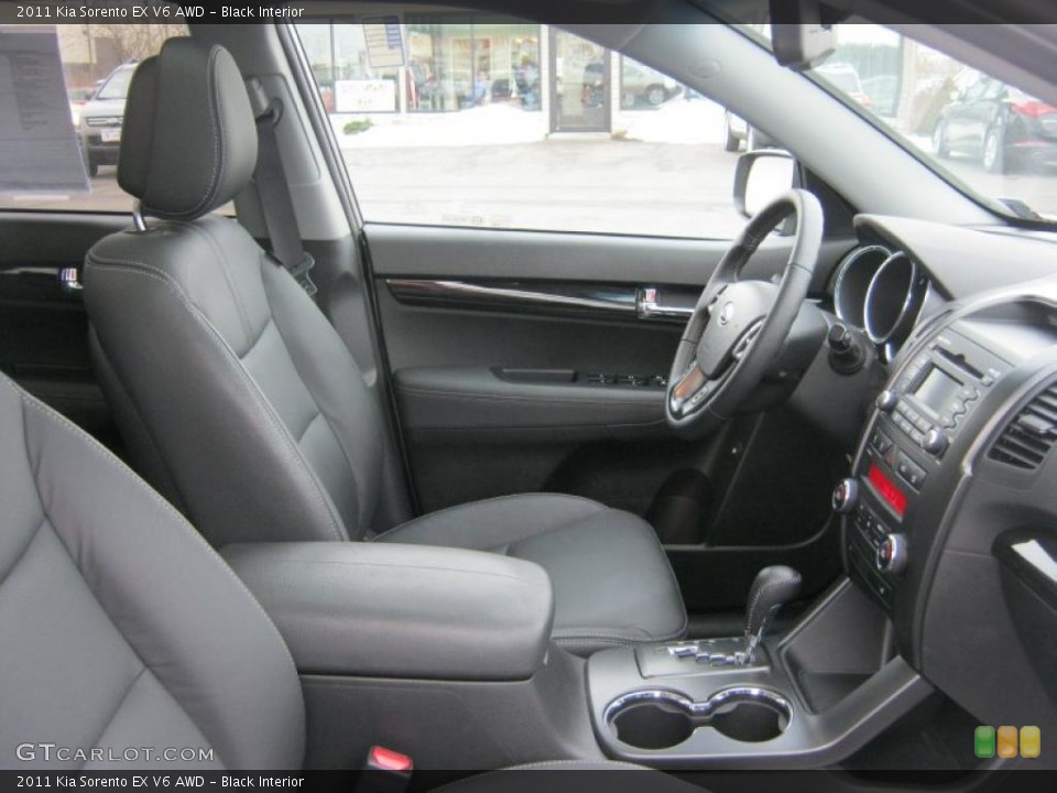 Black Interior Photo for the 2011 Kia Sorento EX V6 AWD #45700553