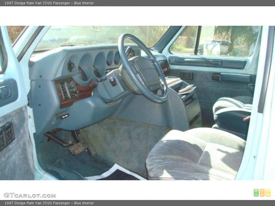 Blue Interior Photo for the 1997 Dodge Ram Van 3500 Passenger #45701053
