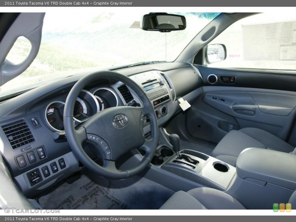 Graphite Gray Interior Dashboard for the 2011 Toyota Tacoma V6 TRD Double Cab 4x4 #45701317