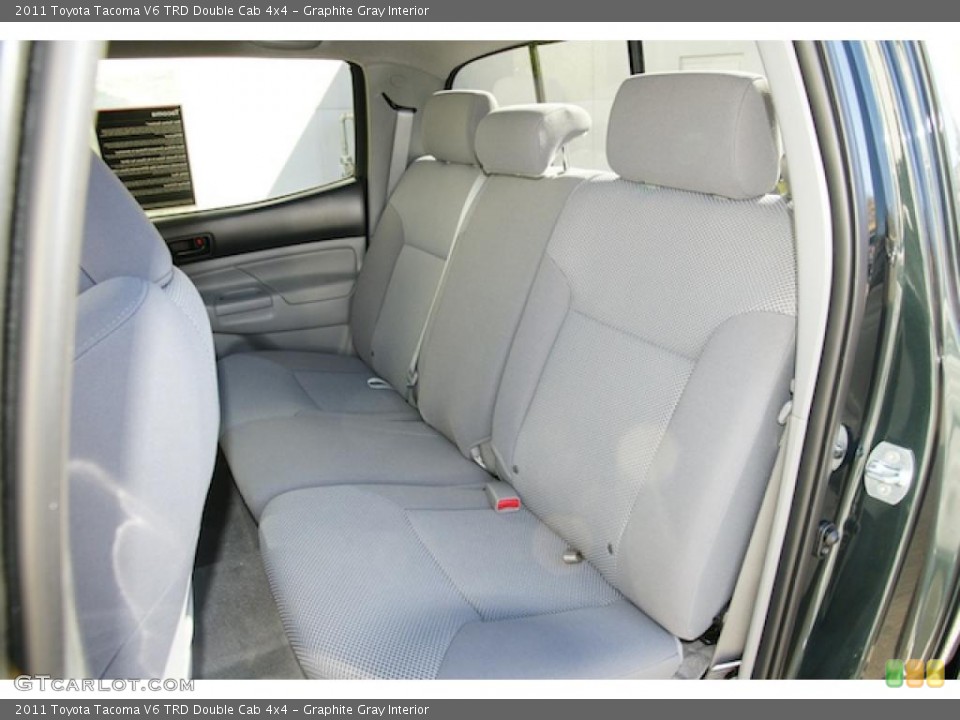 Graphite Gray Interior Photo for the 2011 Toyota Tacoma V6 TRD Double Cab 4x4 #45701325