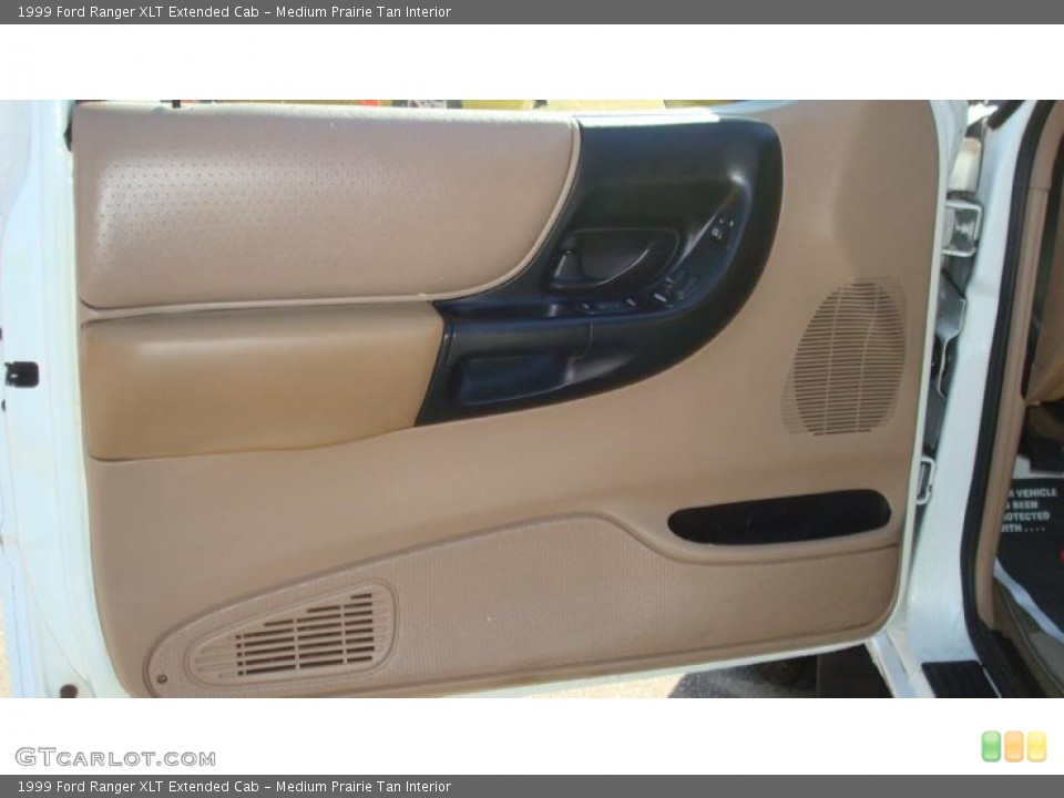 Medium Prairie Tan Interior Door Panel for the 1999 Ford Ranger XLT Extended Cab #45701873