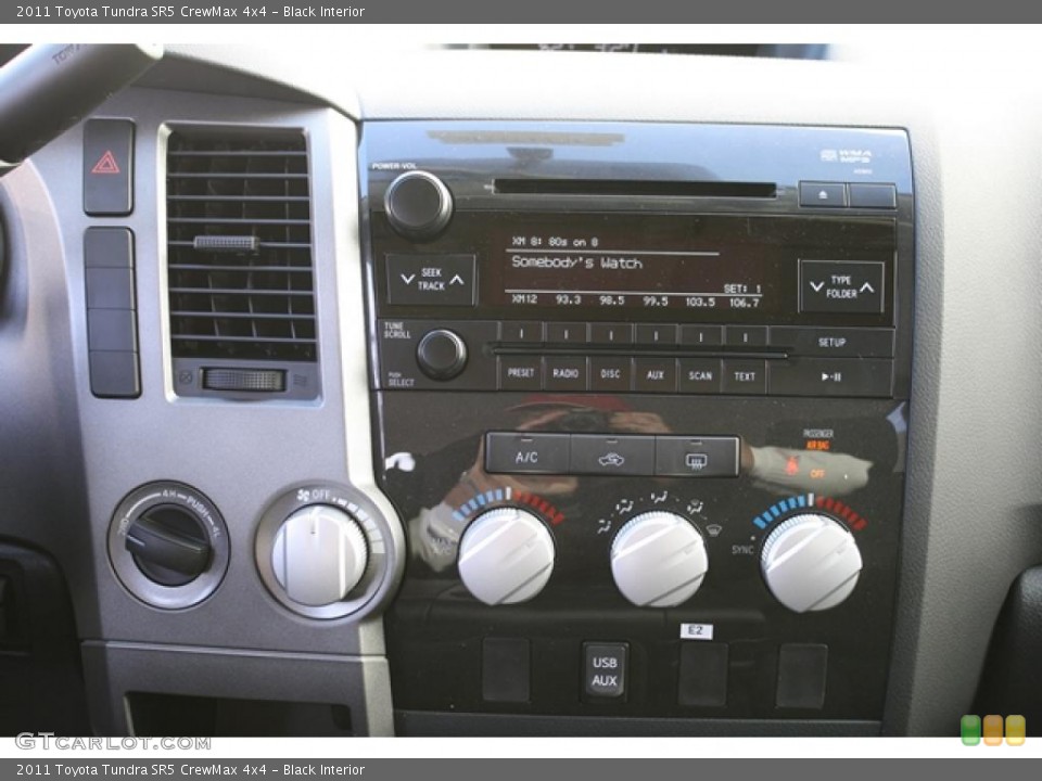 Black Interior Controls for the 2011 Toyota Tundra SR5 CrewMax 4x4 #45703117