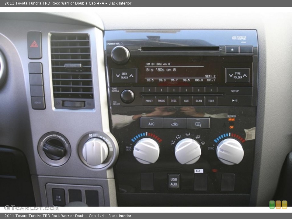 Black Interior Controls for the 2011 Toyota Tundra TRD Rock Warrior Double Cab 4x4 #45703205