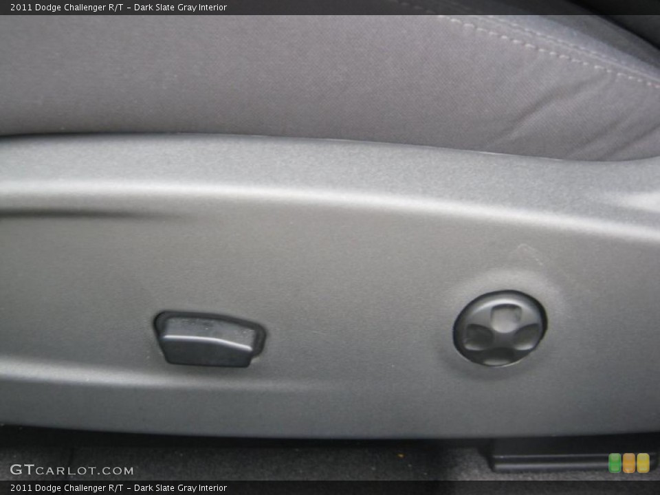 Dark Slate Gray Interior Controls for the 2011 Dodge Challenger R/T #45704074