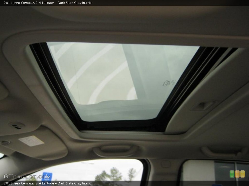 Dark Slate Gray Interior Sunroof for the 2011 Jeep Compass 2.4 Latitude #45704538