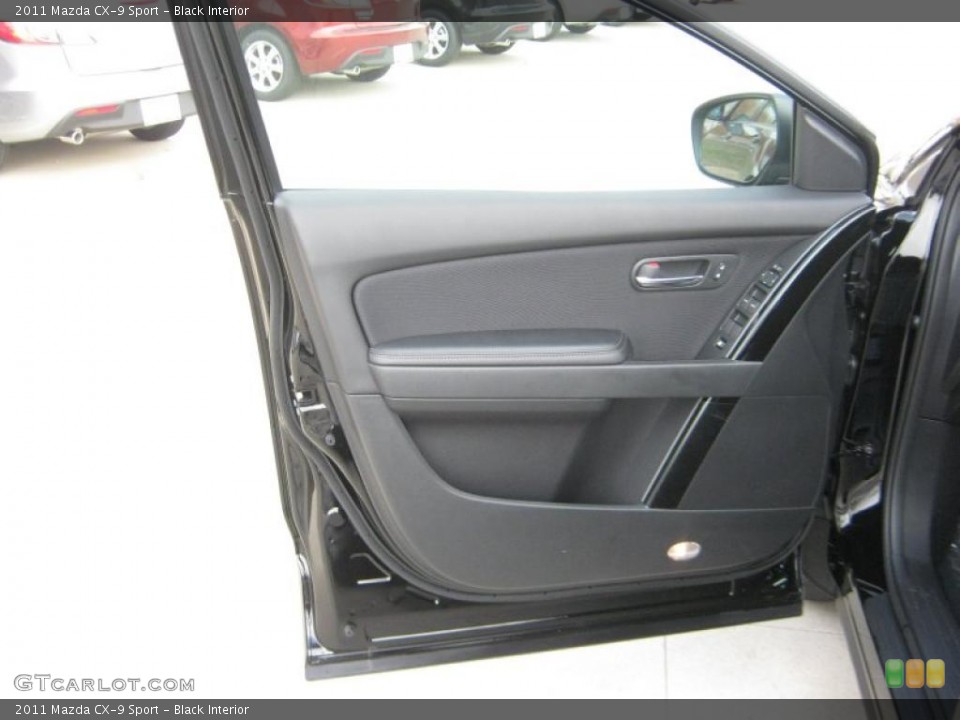 Black Interior Door Panel for the 2011 Mazda CX-9 Sport #45704874