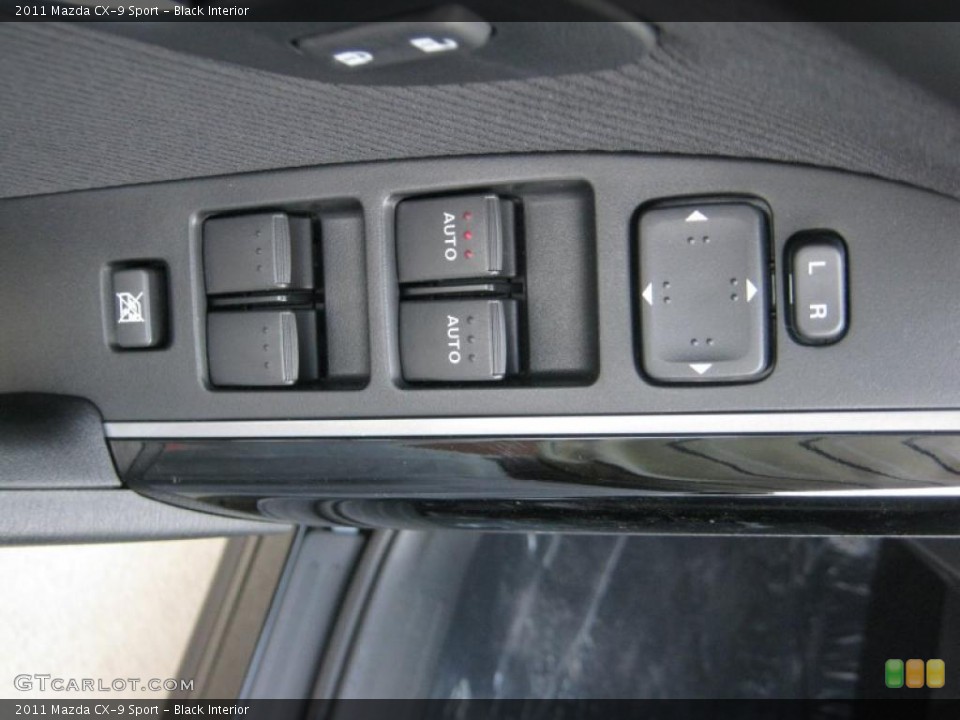 Black Interior Controls for the 2011 Mazda CX-9 Sport #45704878