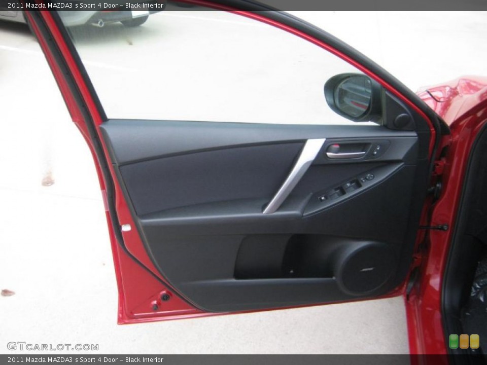 Black Interior Door Panel for the 2011 Mazda MAZDA3 s Sport 4 Door #45705314