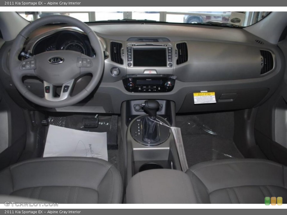 Alpine Gray Interior Dashboard for the 2011 Kia Sportage EX #45705914