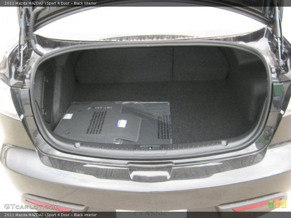 Black Interior Trunk for the 2011 Mazda MAZDA3 i Sport 4 Door #45706106