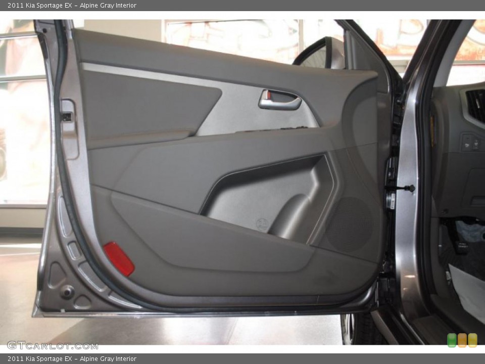Alpine Gray Interior Door Panel for the 2011 Kia Sportage EX #45706382