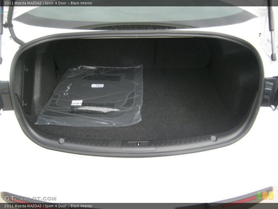 Black Interior Trunk for the 2011 Mazda MAZDA3 i Sport 4 Door #45707242