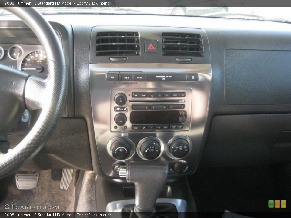 Ebony Black Interior Dashboard for the 2008 Hummer H3  #45707698