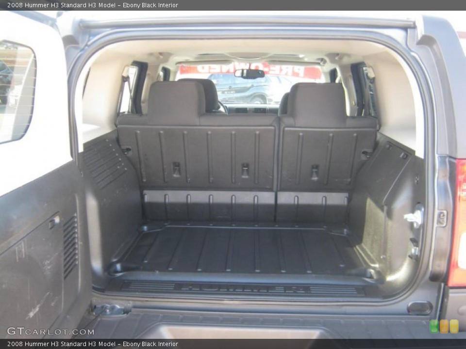 Ebony Black Interior Trunk for the 2008 Hummer H3  #45707750