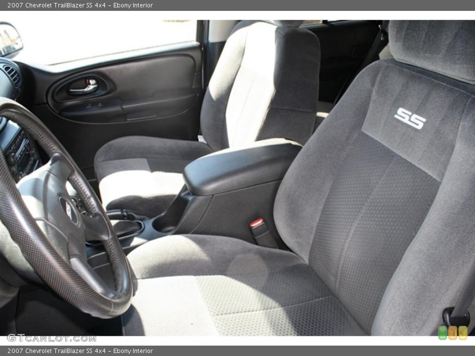 Ebony Interior Photo for the 2007 Chevrolet TrailBlazer SS 4x4 #45708726