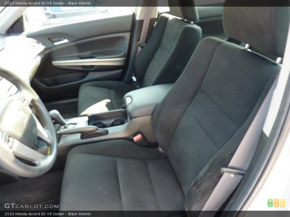 Black Interior Photo for the 2010 Honda Accord EX V6 Sedan #45709358