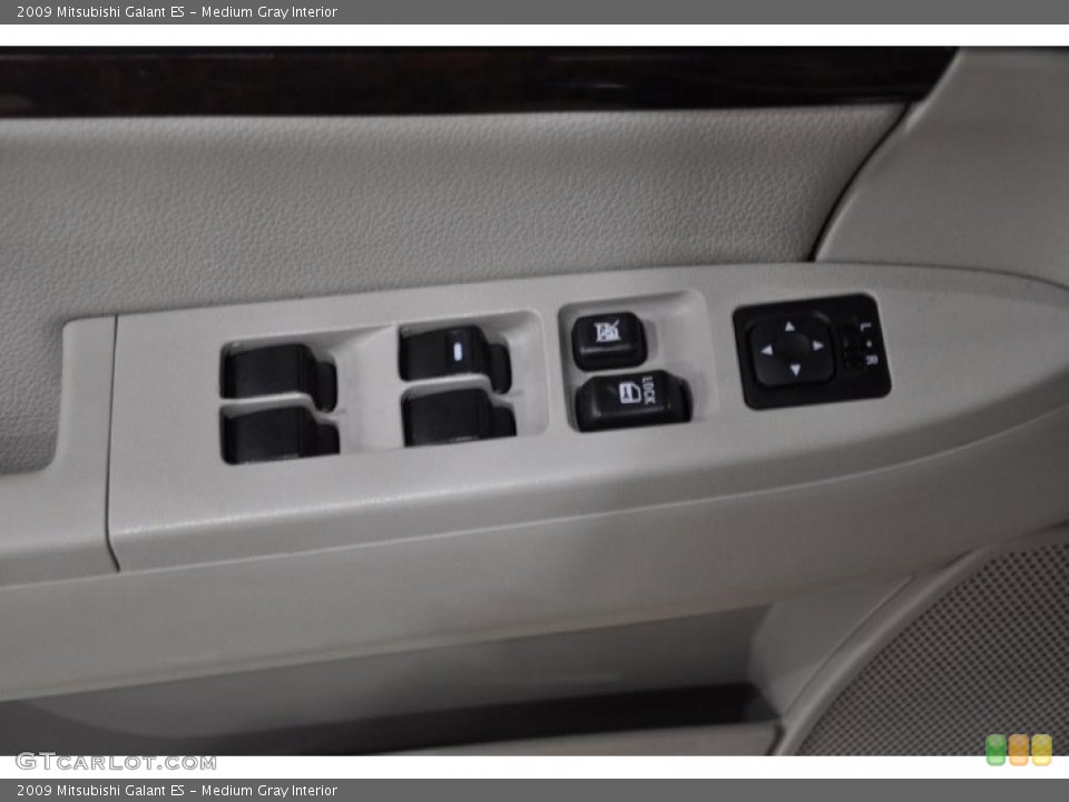 Medium Gray Interior Controls for the 2009 Mitsubishi Galant ES #45709954