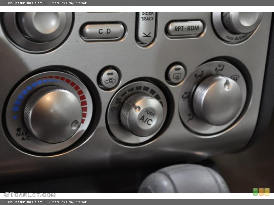 Medium Gray Interior Controls for the 2009 Mitsubishi Galant ES #45709978