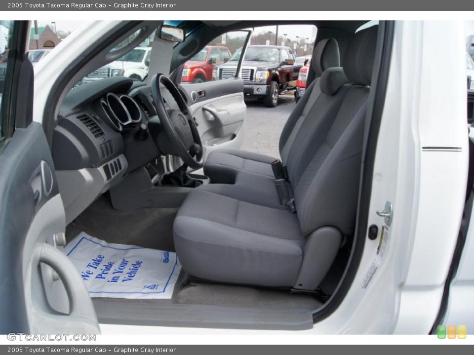 Graphite Gray Interior Photo for the 2005 Toyota Tacoma Regular Cab #45710002