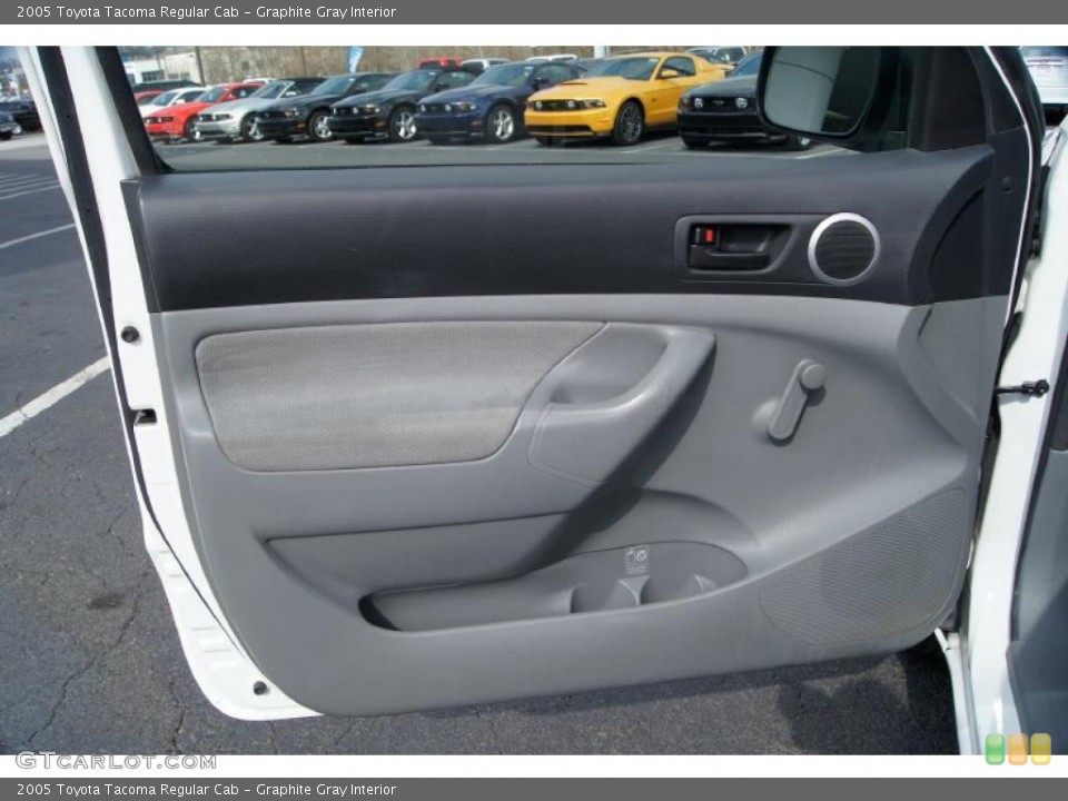 Graphite Gray Interior Door Panel for the 2005 Toyota Tacoma Regular Cab #45710046