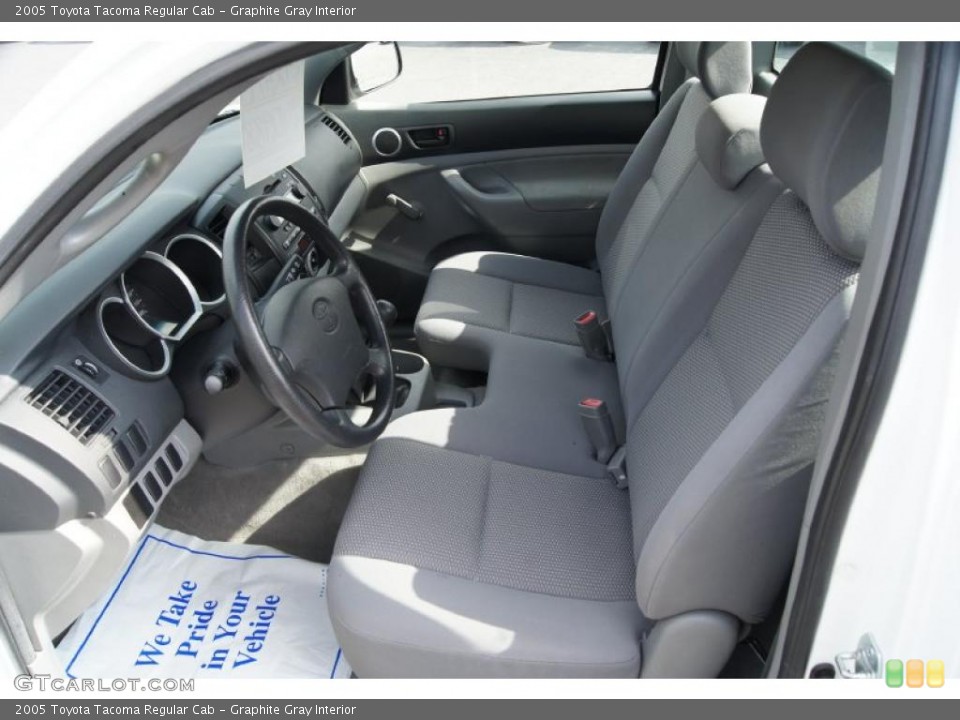 Graphite Gray Interior Photo for the 2005 Toyota Tacoma Regular Cab #45710054