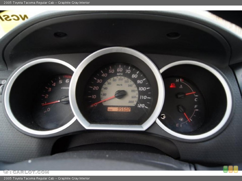 Graphite Gray Interior Gauges for the 2005 Toyota Tacoma Regular Cab #45710062