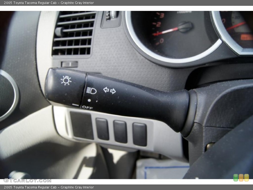 Graphite Gray Interior Controls for the 2005 Toyota Tacoma Regular Cab #45710070