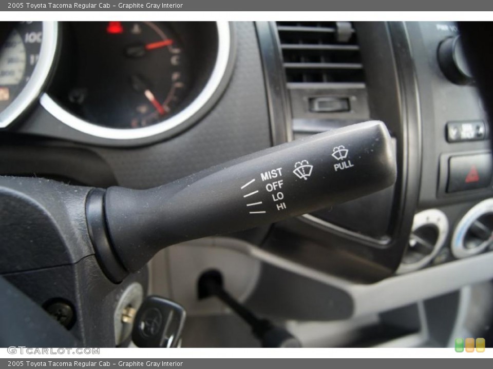 Graphite Gray Interior Controls for the 2005 Toyota Tacoma Regular Cab #45710078