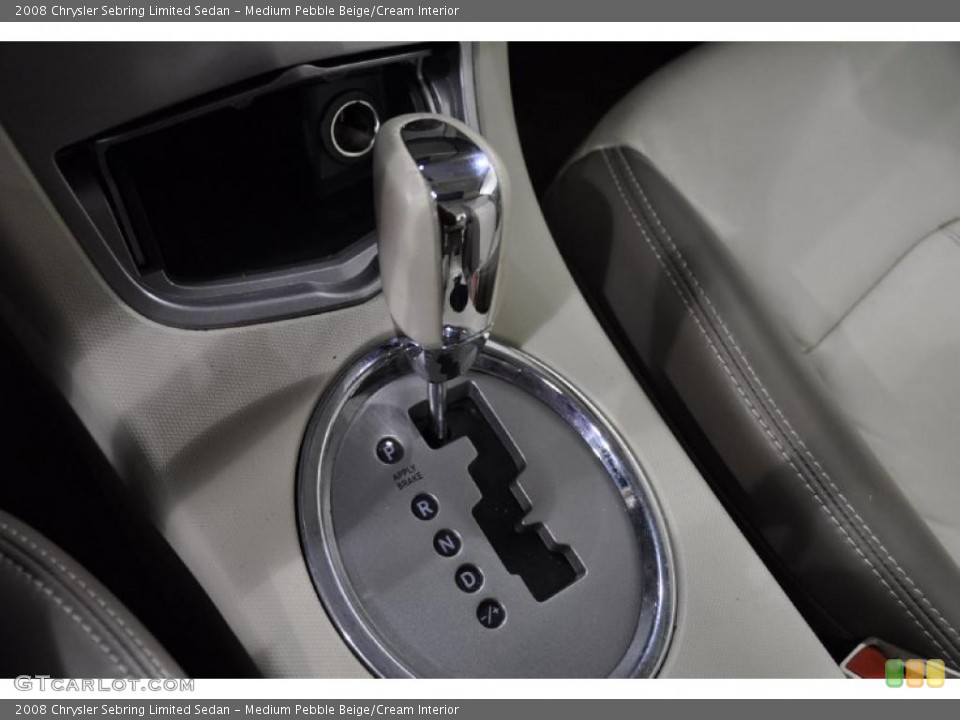 Medium Pebble Beige/Cream Interior Transmission for the 2008 Chrysler Sebring Limited Sedan #45710274