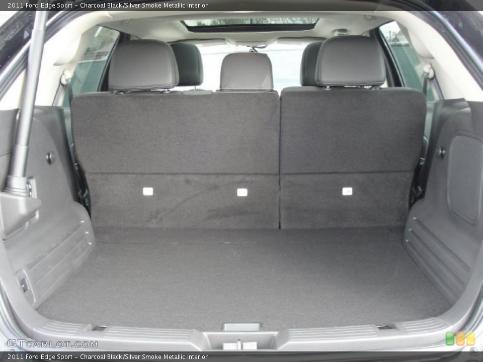 Charcoal Black/Silver Smoke Metallic Interior Trunk for the 2011 Ford Edge Sport #45711182