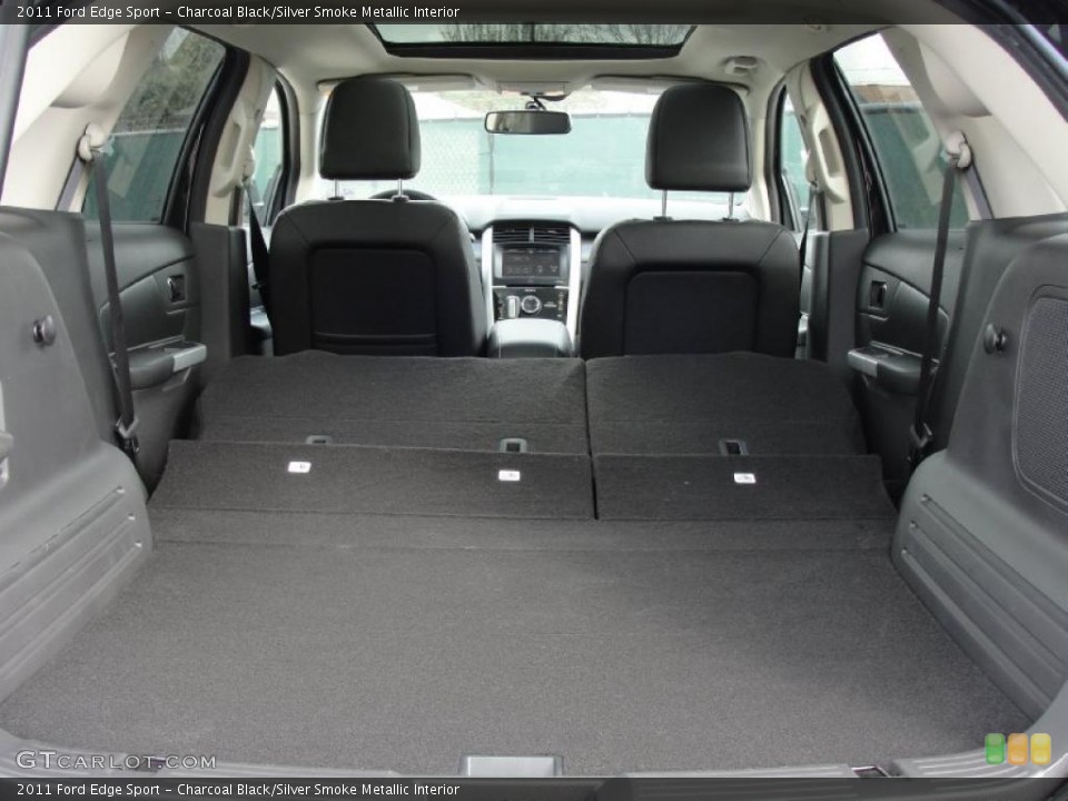 Charcoal Black/Silver Smoke Metallic Interior Trunk for the 2011 Ford Edge Sport #45711206