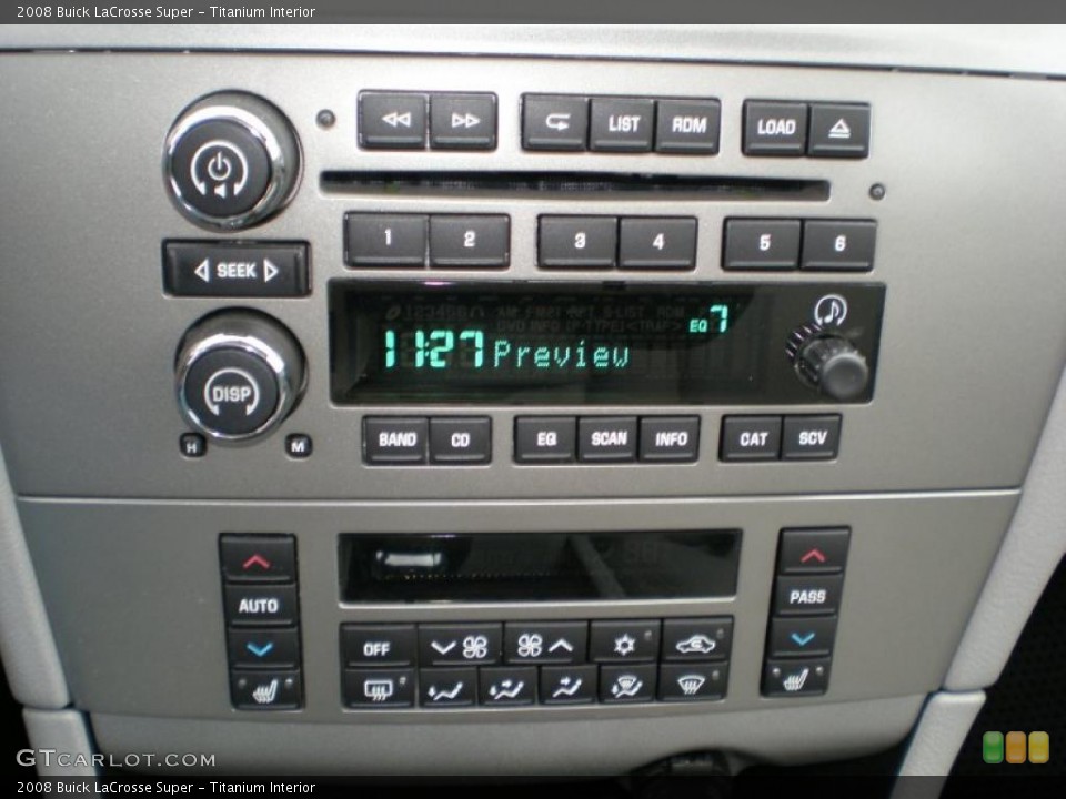 Titanium Interior Controls for the 2008 Buick LaCrosse Super #45713818