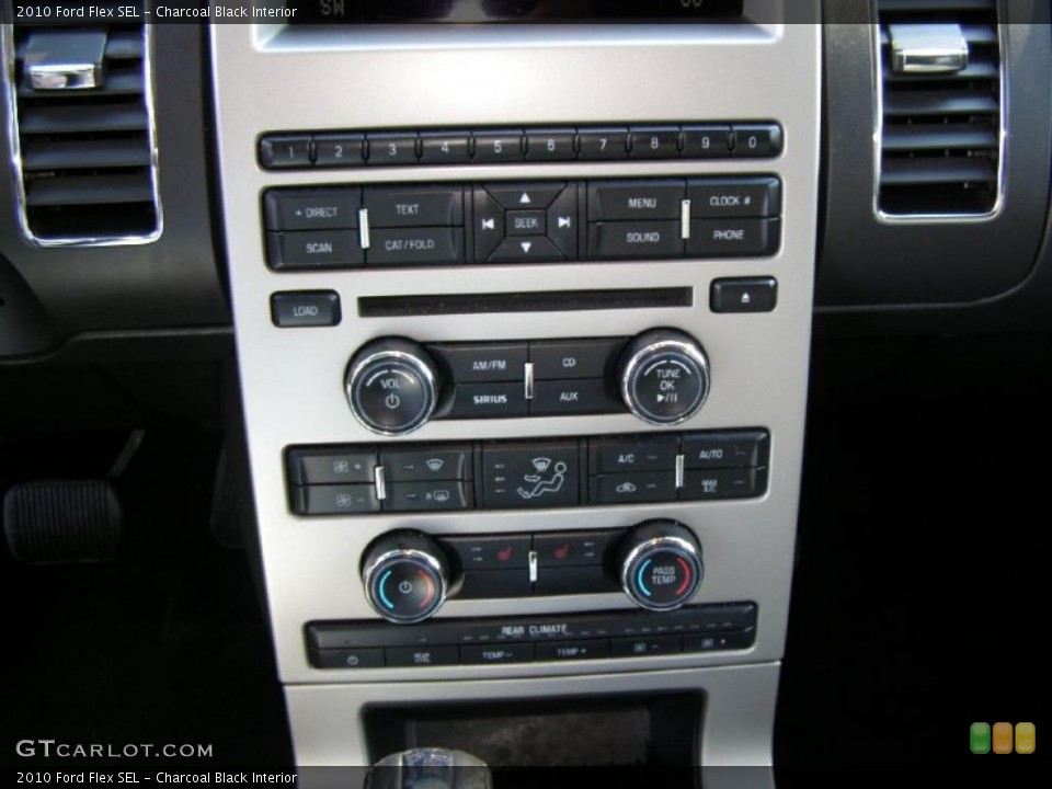 Charcoal Black Interior Controls for the 2010 Ford Flex SEL #45717422